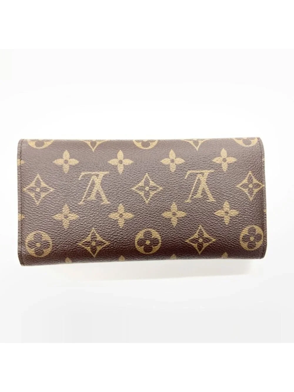 Louis Vuitton Monogram Portefeuille Josephine Trifold Wallet Brown